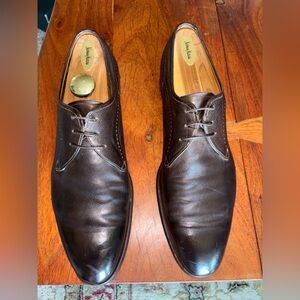 Classic Brown Leather Oxfords